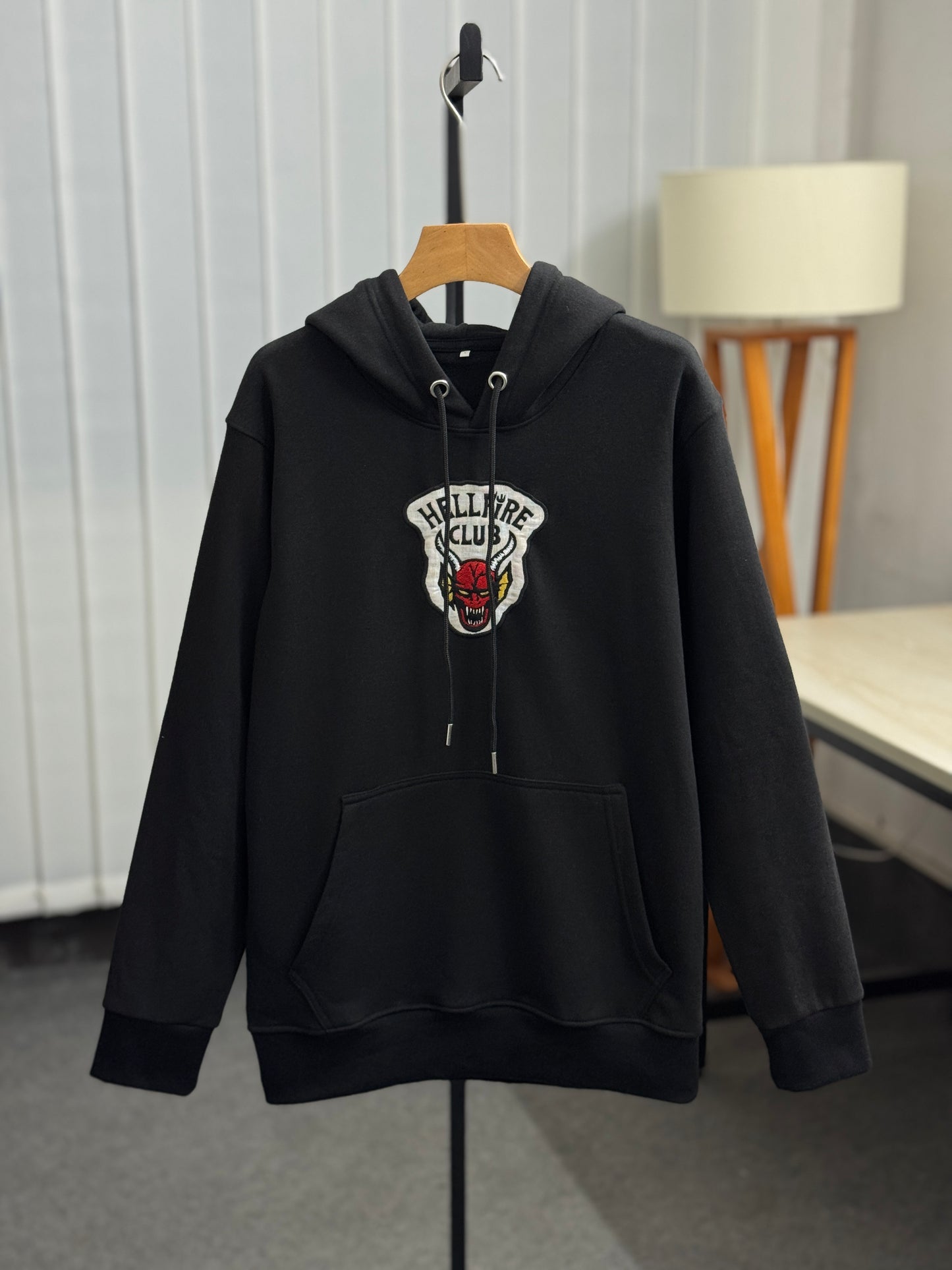 Zuqo Men's Hoodie  -  Hellfire Club  ( Black)