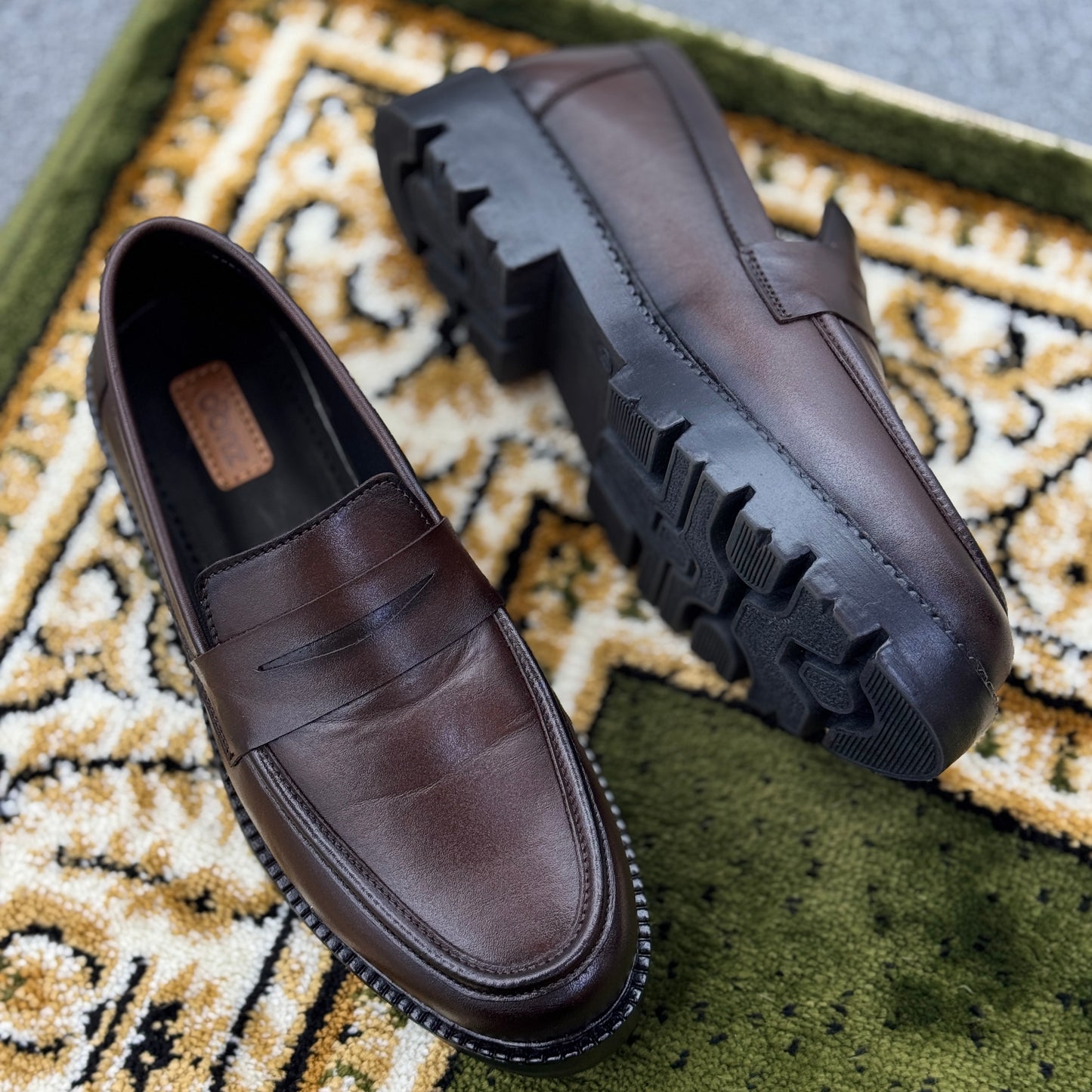 Verona Chunky Loafer  - Dark Brown