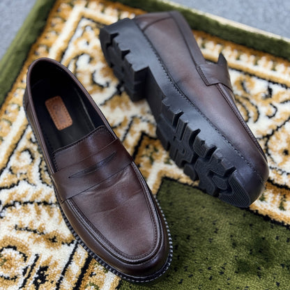 Verona Chunky Loafer  - Dark Brown