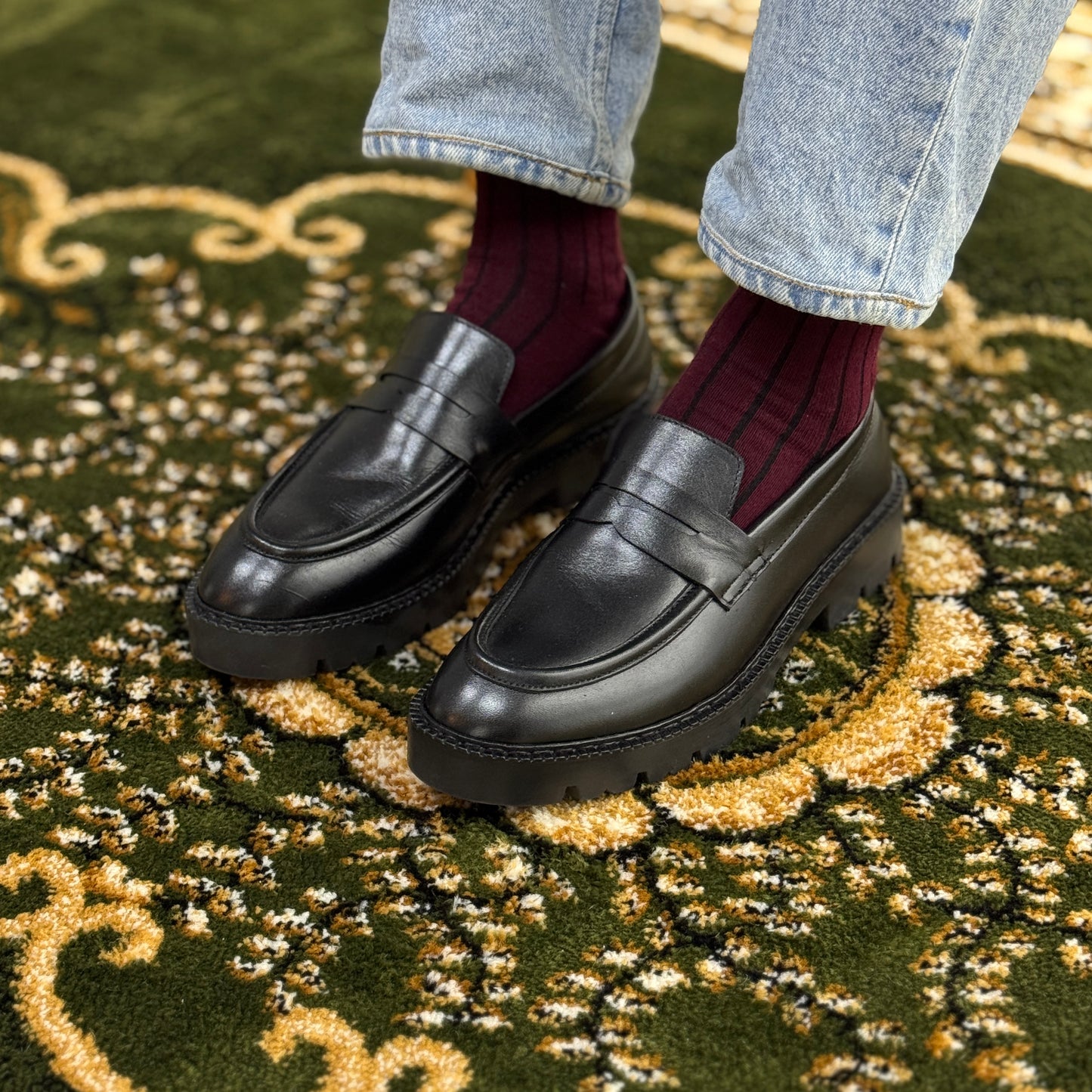 Verona Chunky Loafer  - Black