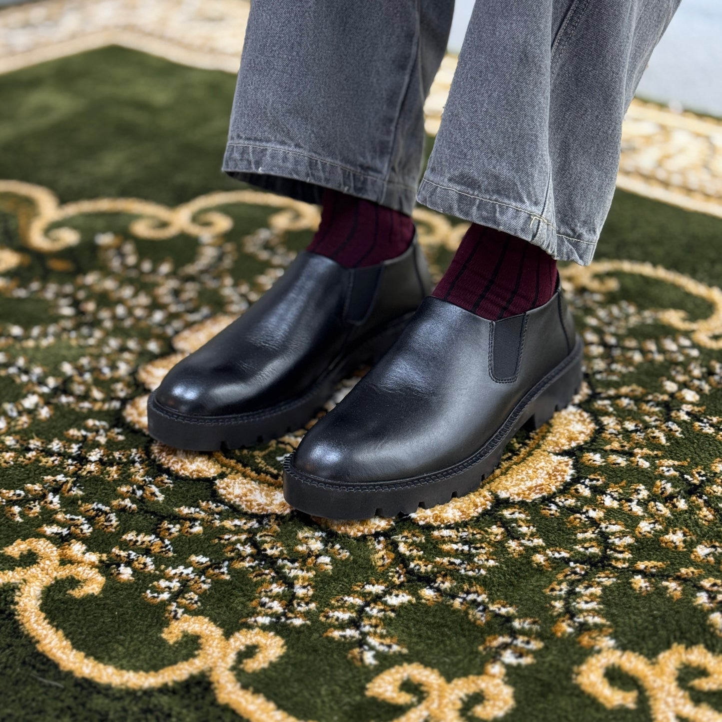 Verona Chunky Loafer  - Noir Black