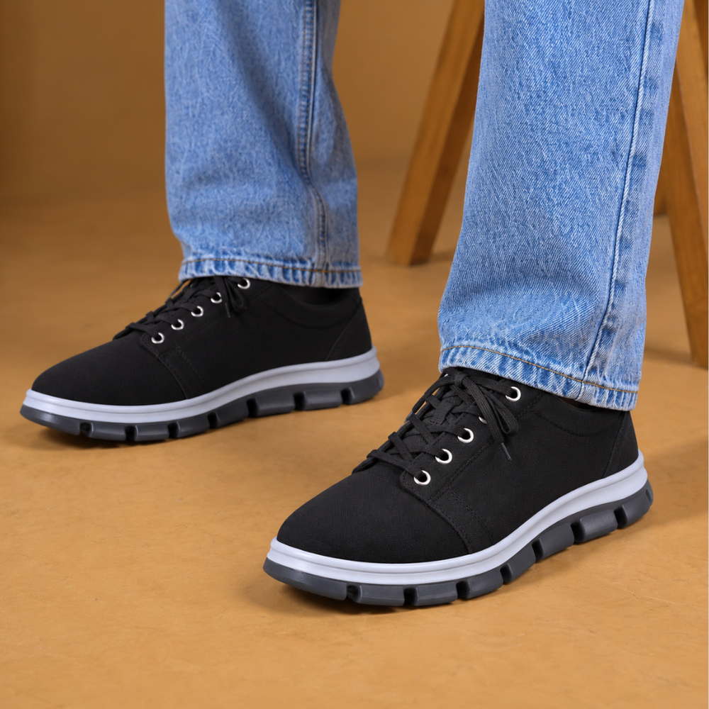 Zuqo Men's Sneaker - Saga - Black