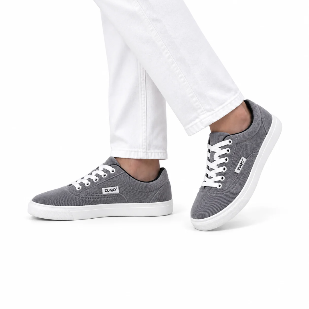 Zuqo Men's Sneaker  : Ash Grey