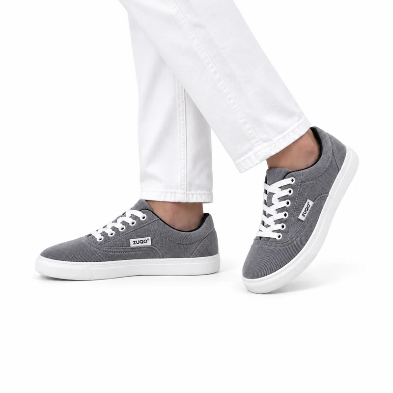Zuqo Men's Sneaker  : Ash Grey