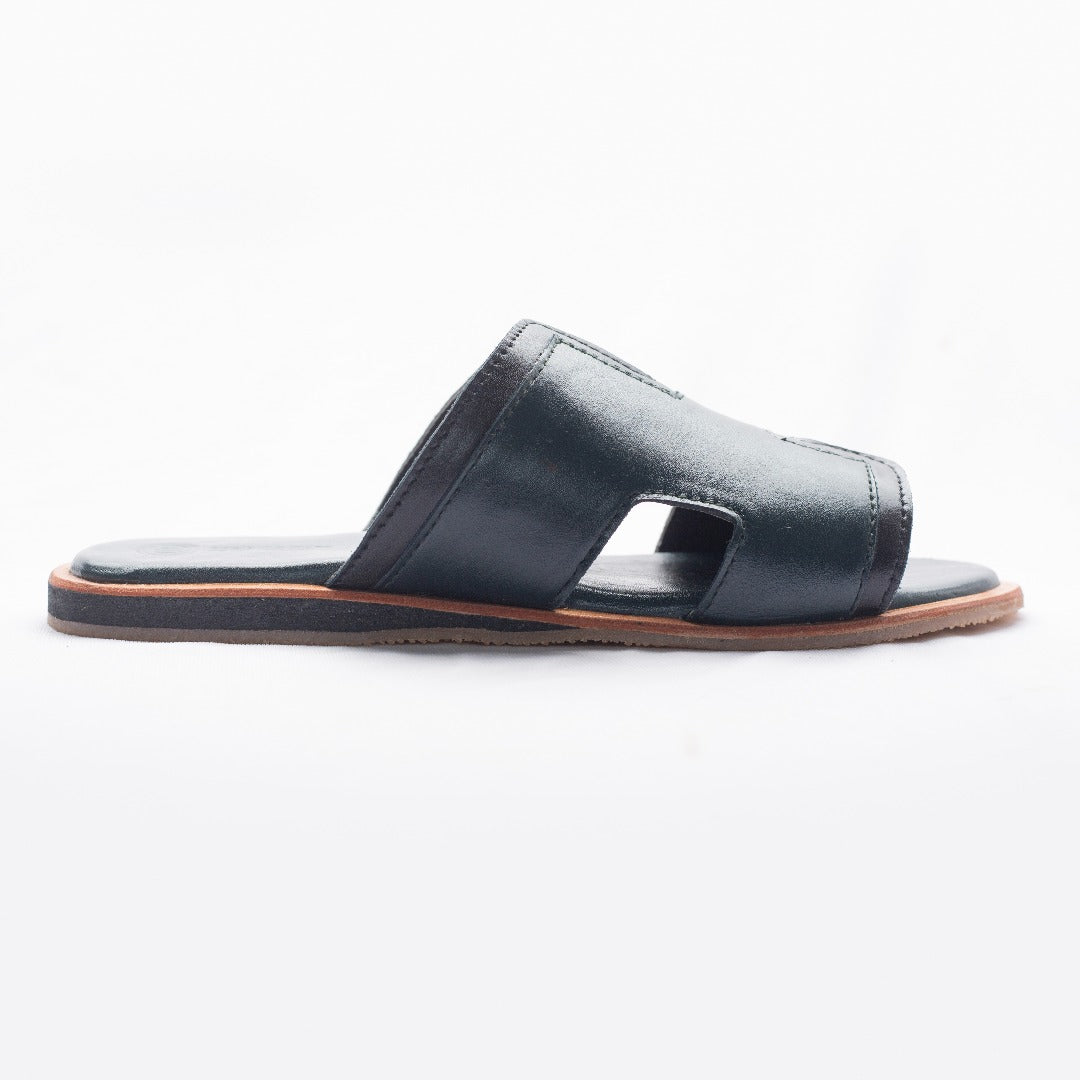 Green  Zen - Leather Sandal