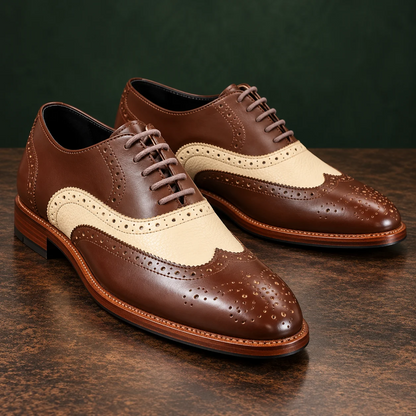 Pair of Verona Wingtip Brogue shoes
