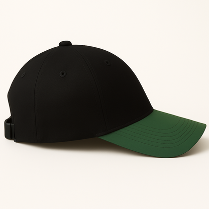 CUSTOM CAP : GREEN BLACK