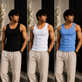 Tank Top 3-Pack | Essential (Black + White + Sky Blue)