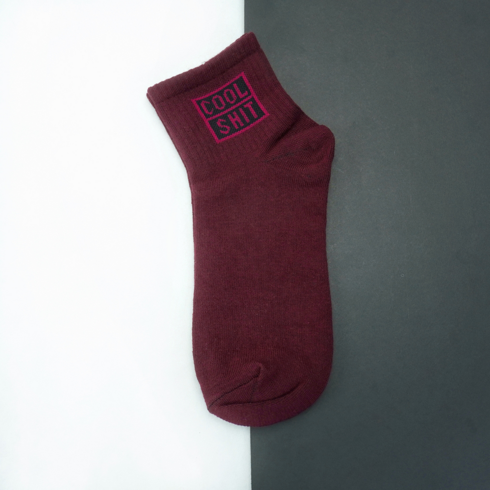 Zuqo Cool Shit Socks - Maroon product image 2