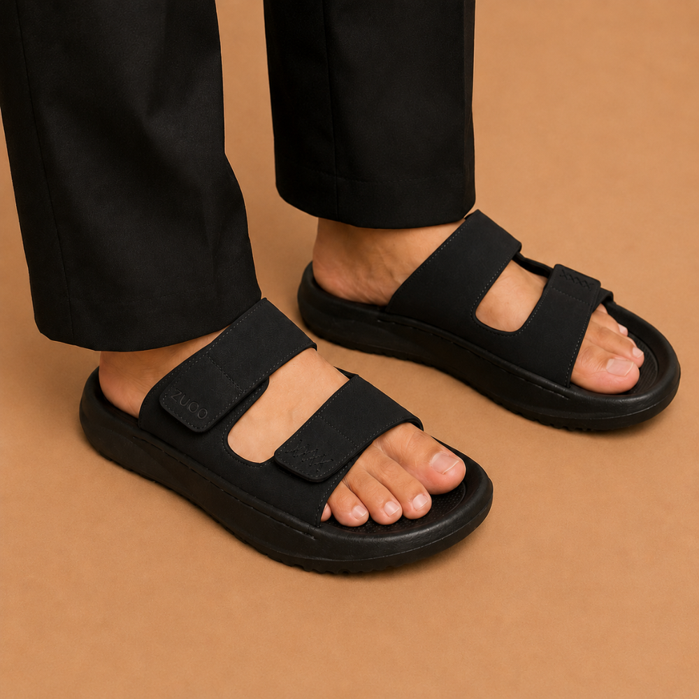 ZUQO Lite Black men’s sandal product image