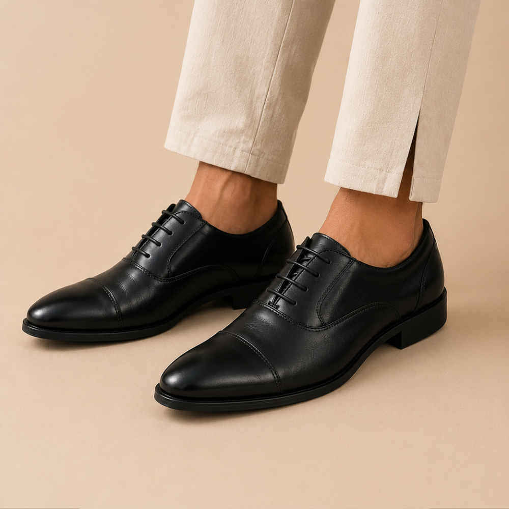 Zuqo  Men's Oxford : Black
