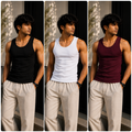 Tank Top 3-Pack | Signature (Black + White + Maroon)