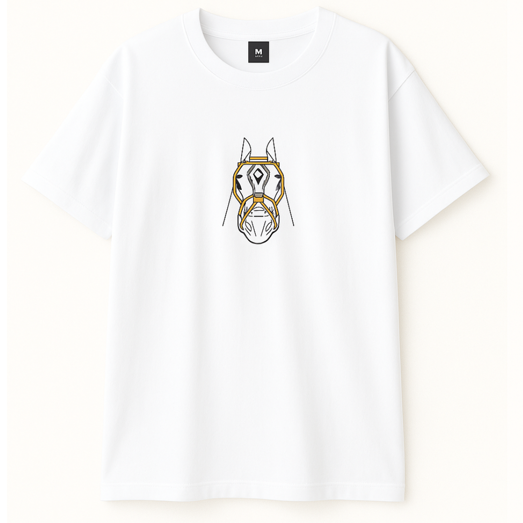 Embroidery  Drop Shoulder  T Shirt - The Hook