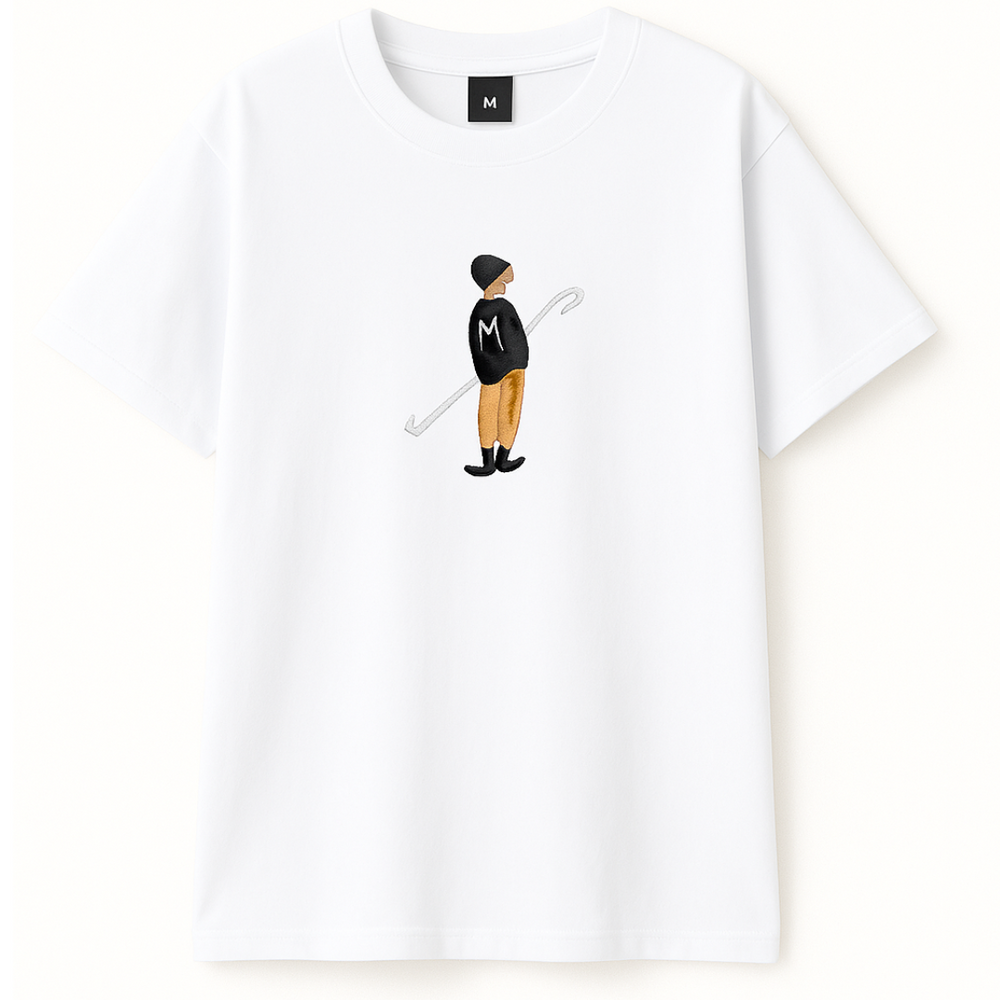 ZUQO Embroidered Drop Shoulder T-Shirt - Wingman product image 1