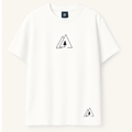 Embroidery  Drop Shoulder  T Shirt - Signal