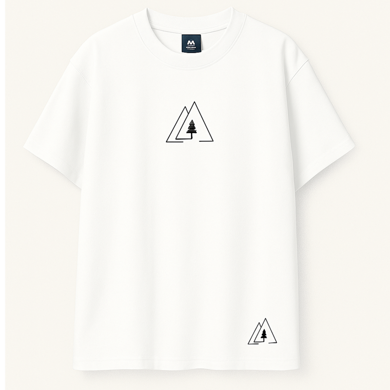 ZUQO Embroidered Drop Shoulder T-Shirt - Signal product image 1