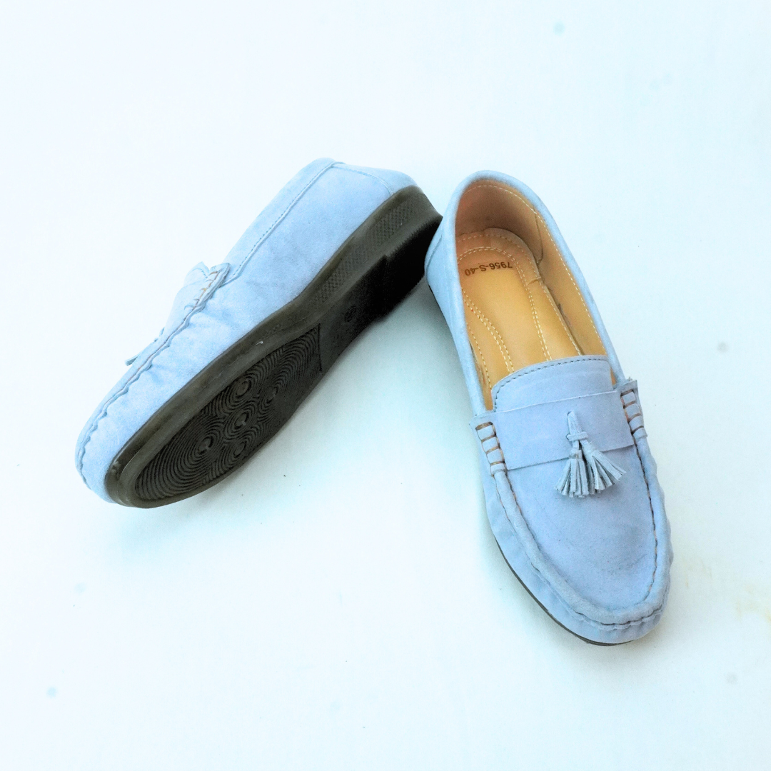 Female Loafer - Sky Blue