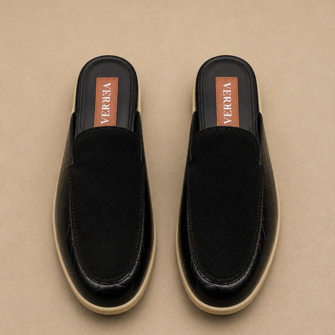 Verona Mules  - Jet Black