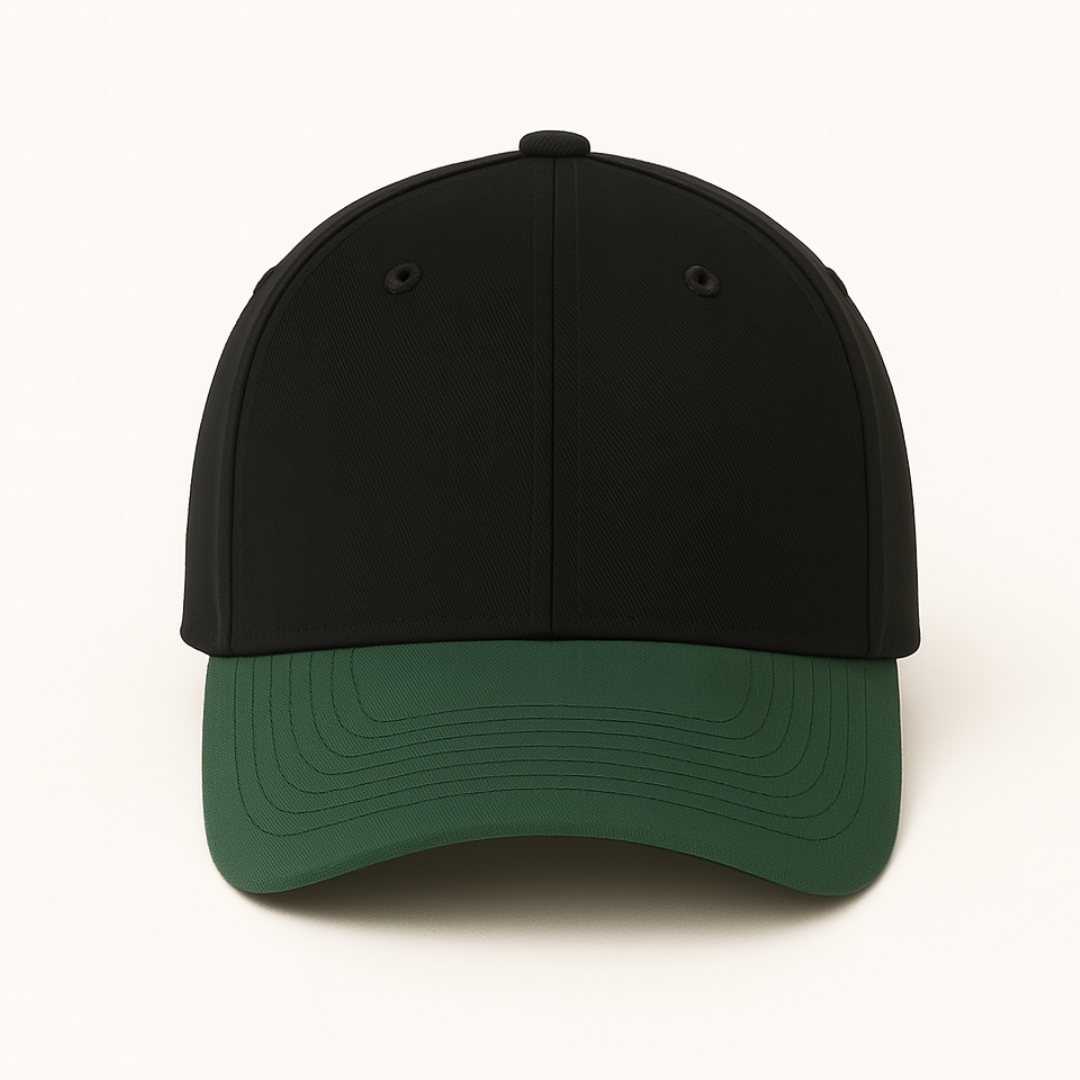 CUSTOM CAP : GREEN BLACK