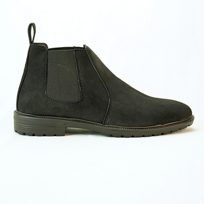 Zuqo Mens Chelsea Boot   -Black