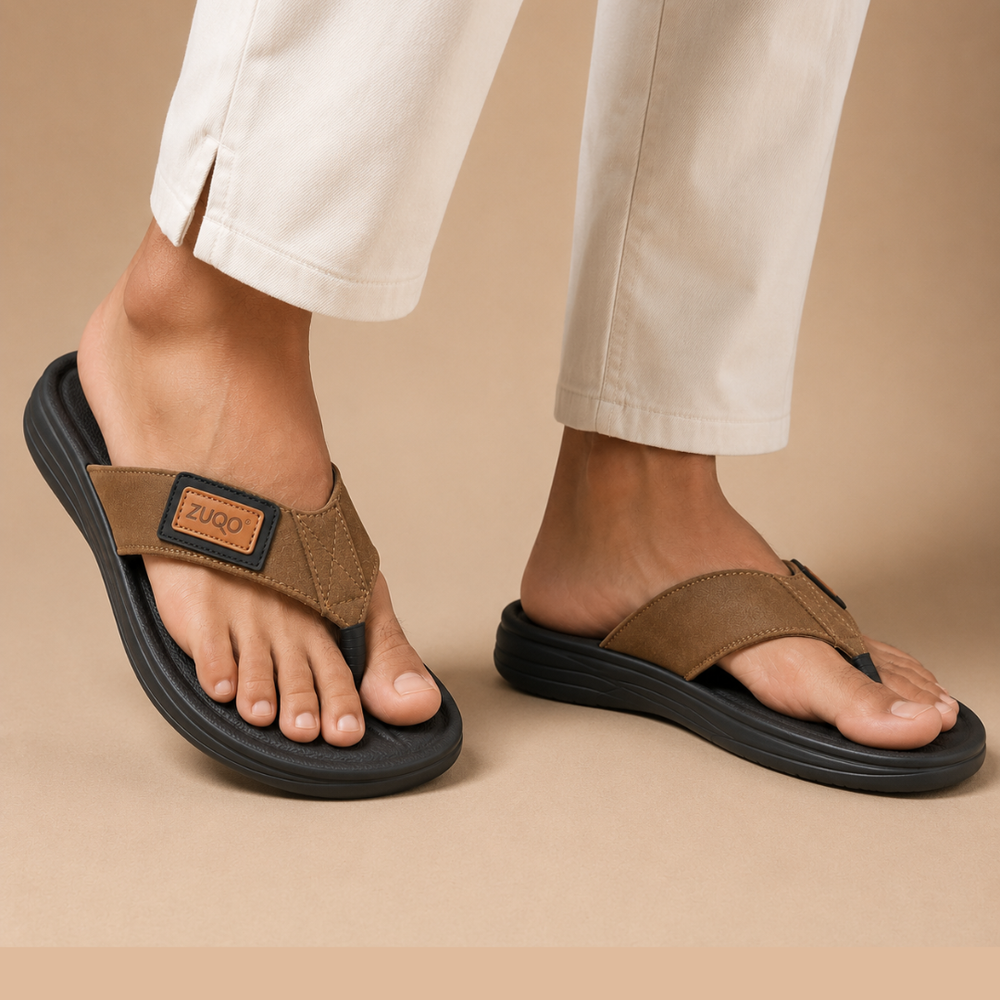 Zuqo Cross Sandal : Brown product image 1