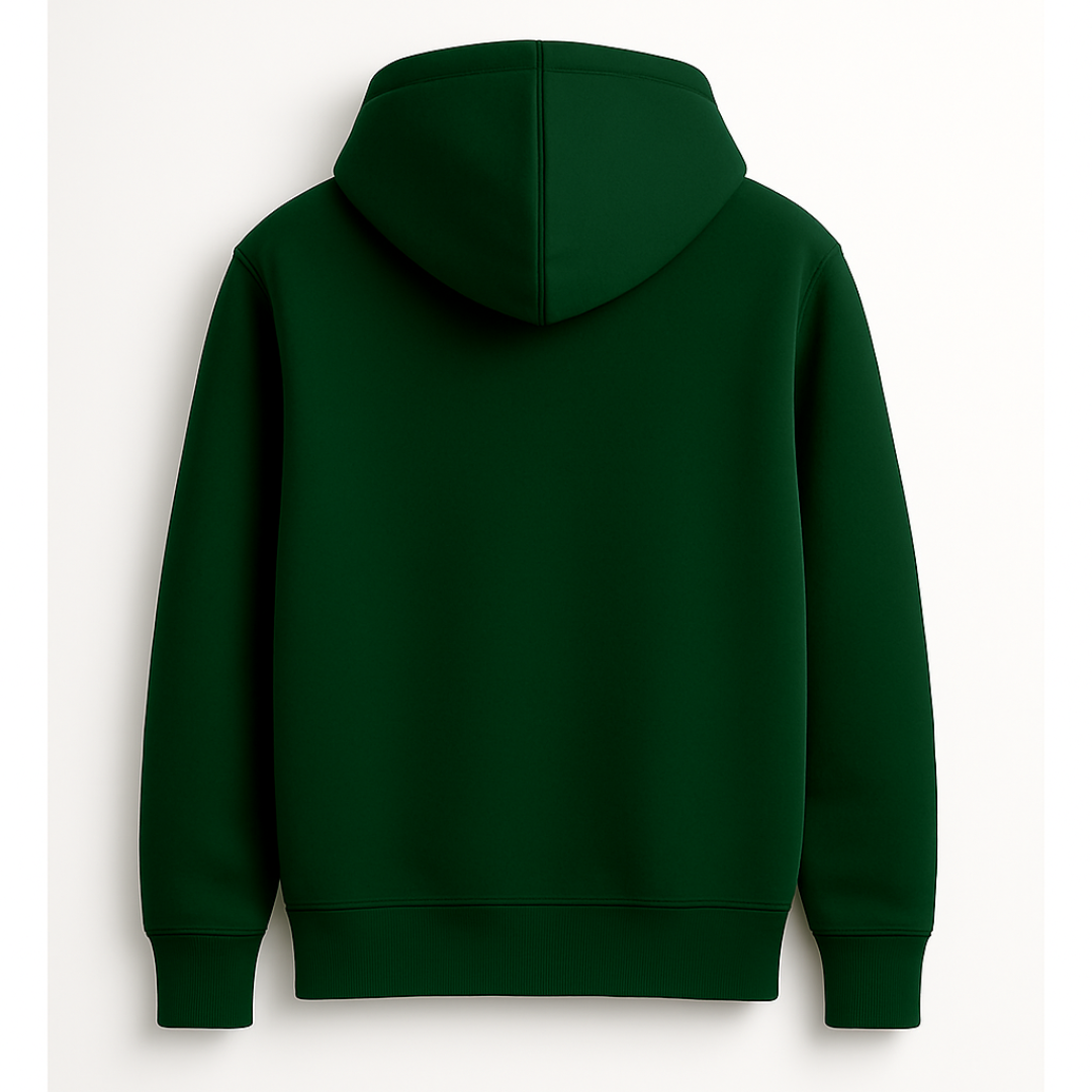 Zuqo Men's Hoodie  -  BOTTLE GREEN