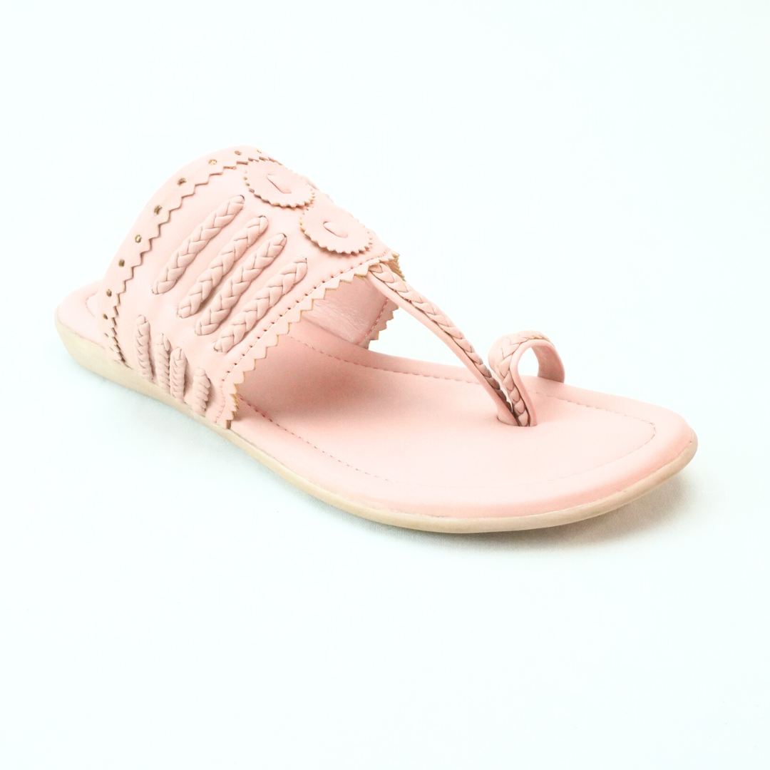 Female Flat - Kolapuri Pink