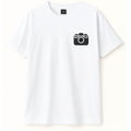 Embroidery  Drop Shoulder  T Shirt - Snap