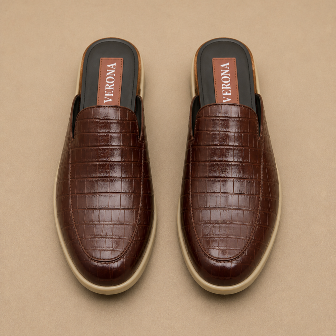 Verona Mules  - Coco Brown