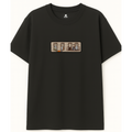 Embroidery  Drop Shoulder  T Shirt - Brick Stories