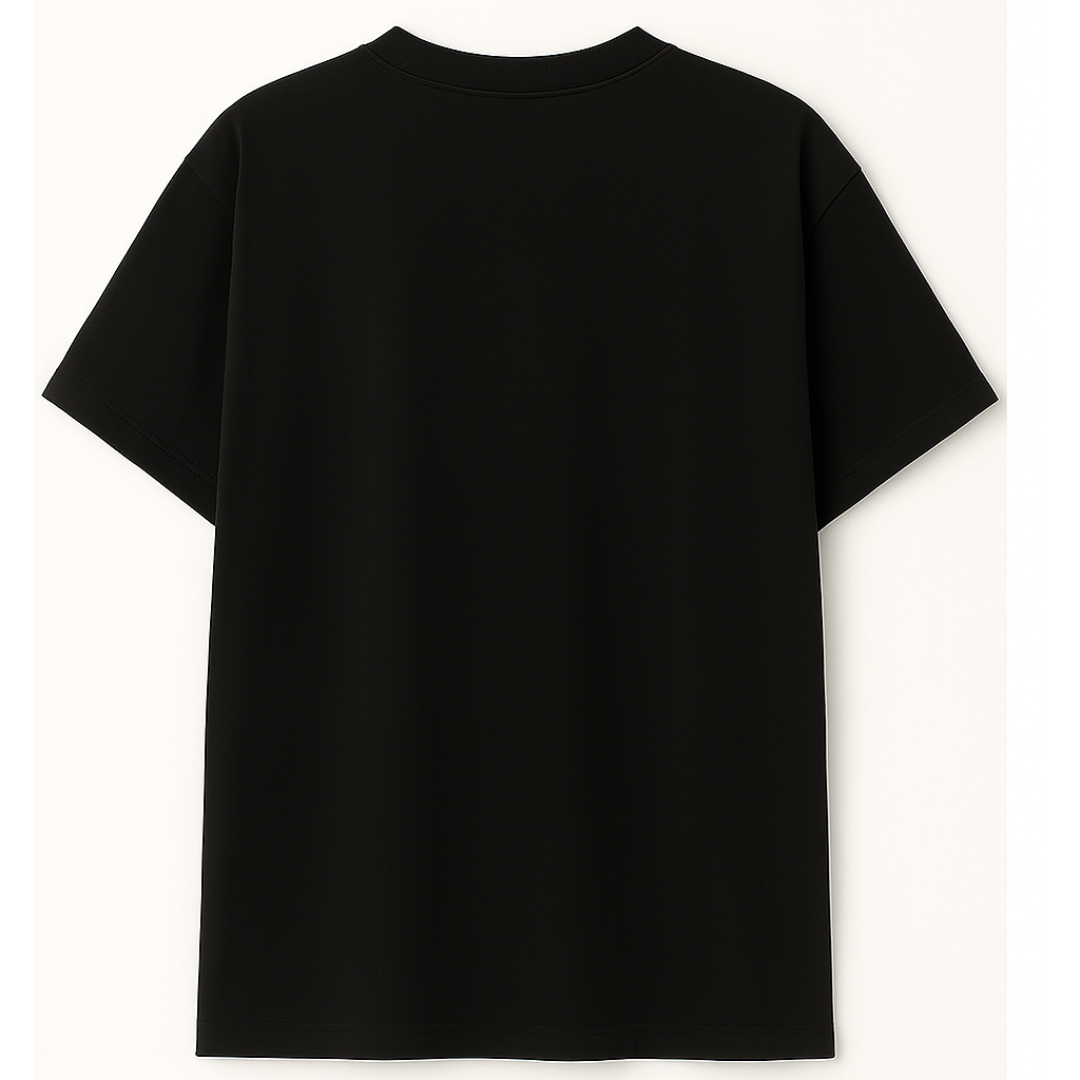 CUSTOM MEN'S T SHIRT : BLACK