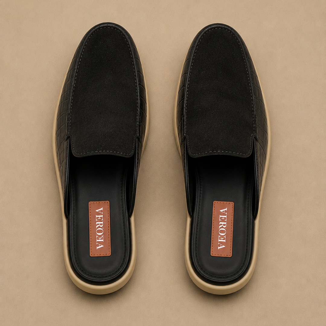 Verona Mules  - Jet Black