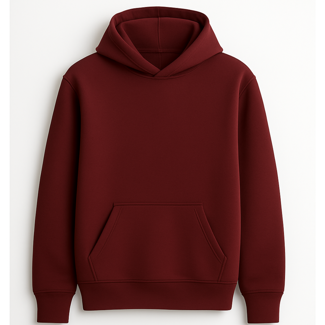 CUSTOM MEN'S T HOODIE  : MAROON