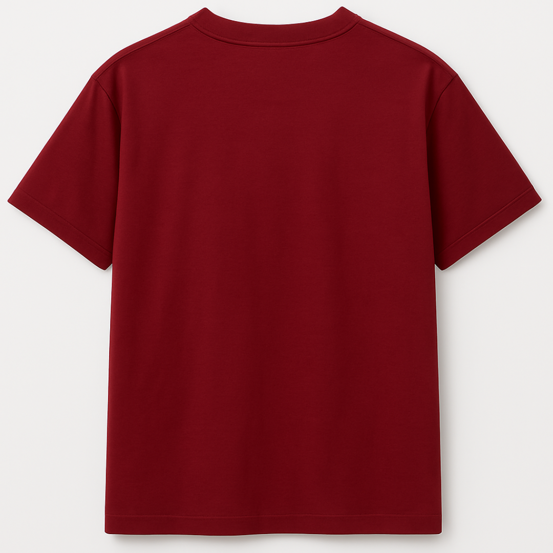 CUSTOM MEN'S T SHIRT : MAROON