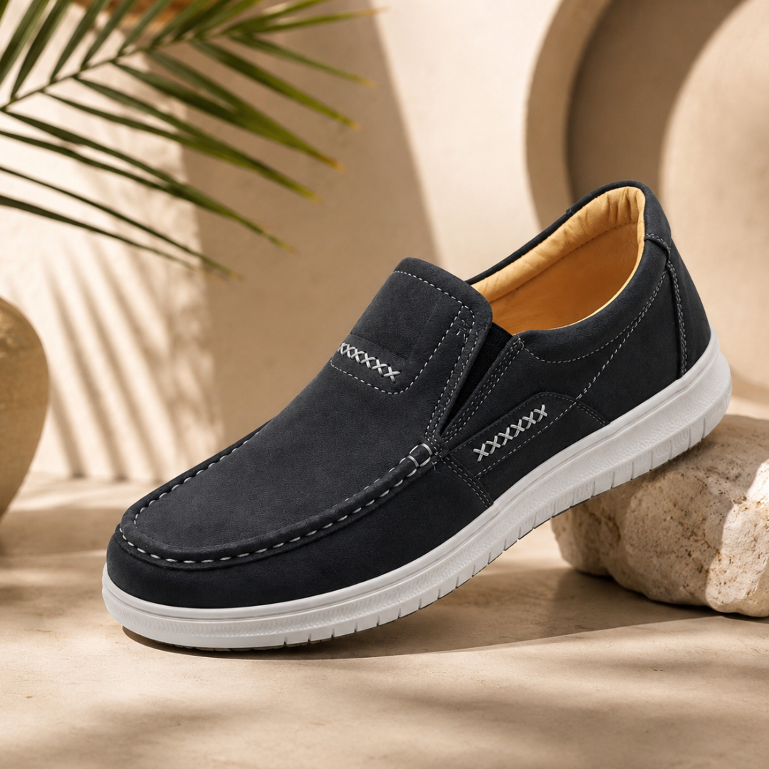 Zuqo  Men's Casual Loafer  : Black