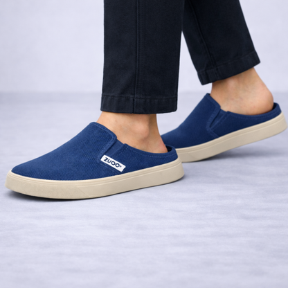 Zuqo Men's Half Shoe - Navy Blue