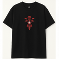 Embroidery  Drop Shoulder  T Shirt - Rider X