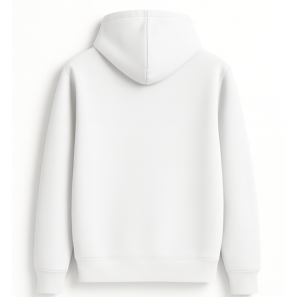 CUSTOM MEN'S T HOODIE  : WHITE