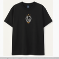 Embroidery  Drop Shoulder  T Shirt - Bright Mind