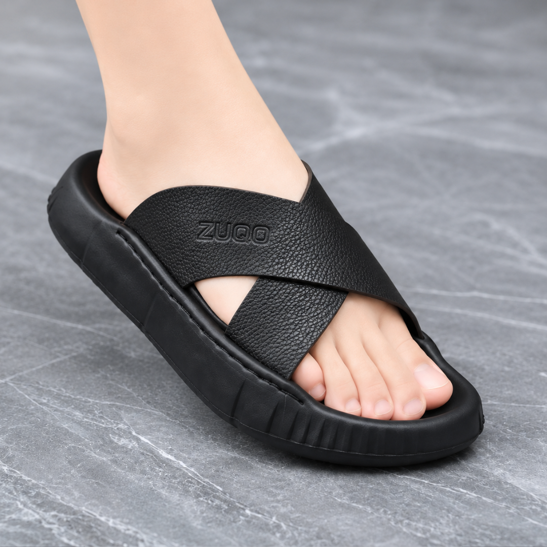 Zuqo Lite Sandal : Black Cross