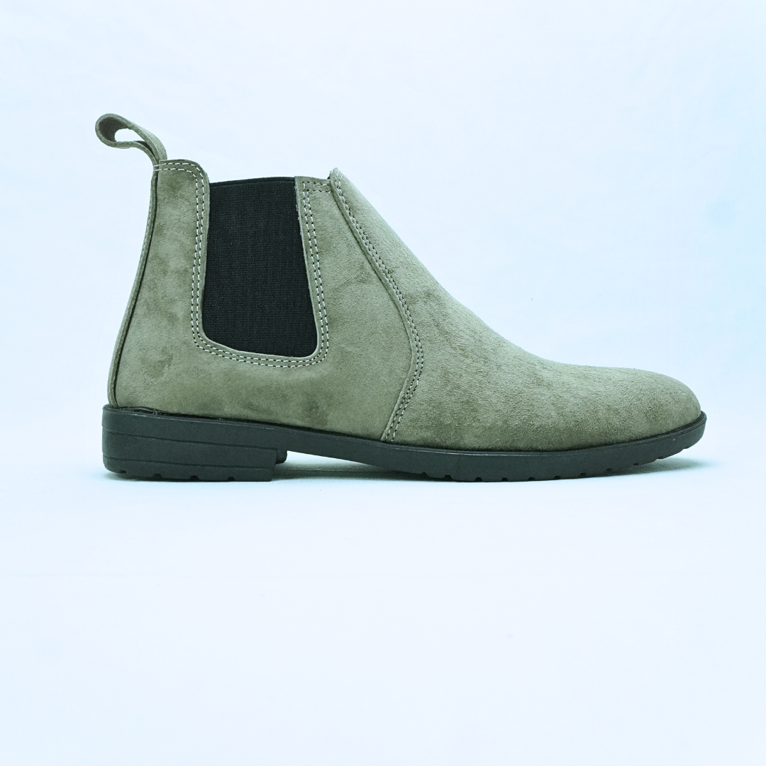 Zuqo Mens Chelsea Boot   - Light Olive