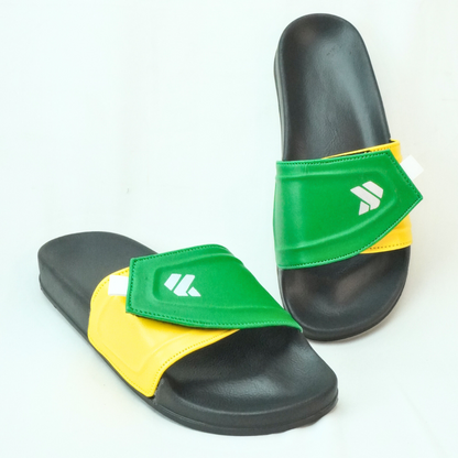 Zuqo Men's Slides / Slipper -Yellow Black