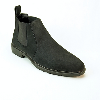 Zuqo Mens Chelsea Boot   -Black