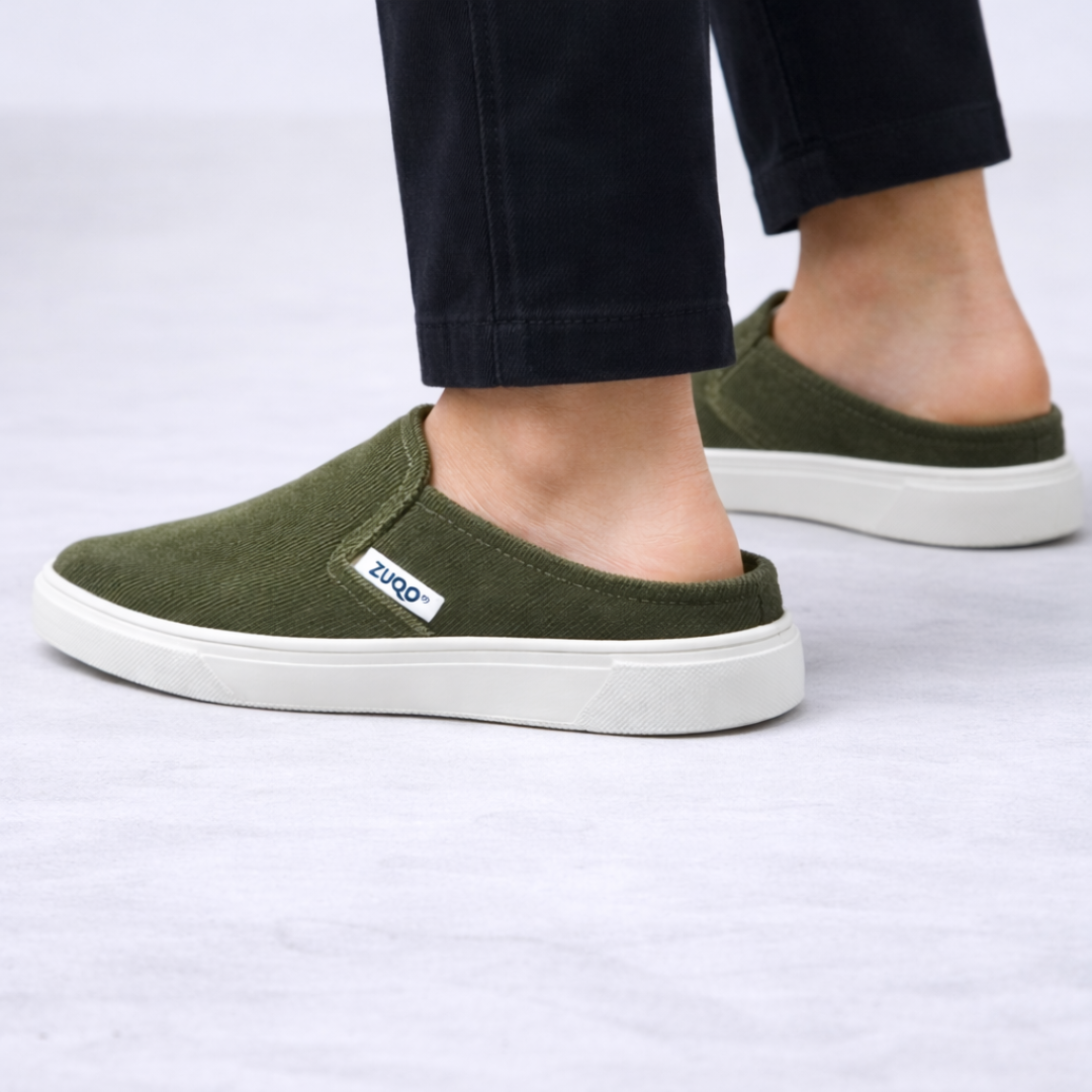 Zuqo Men's Half Shoe - Olive