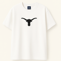 Embroidery  Drop Shoulder  T Shirt - Bullhead