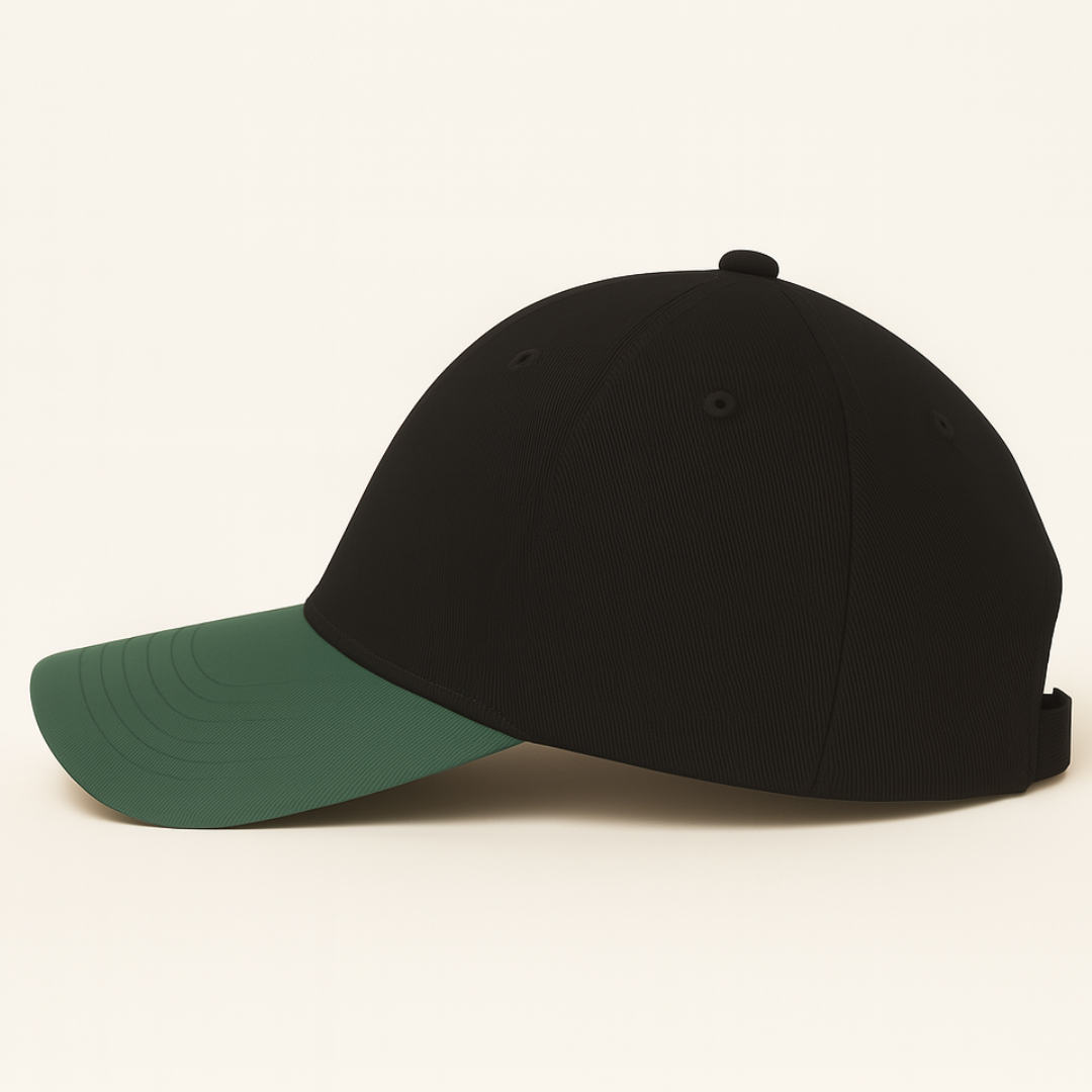 CUSTOM CAP : GREEN BLACK
