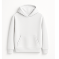 CUSTOM MEN'S T HOODIE  : WHITE