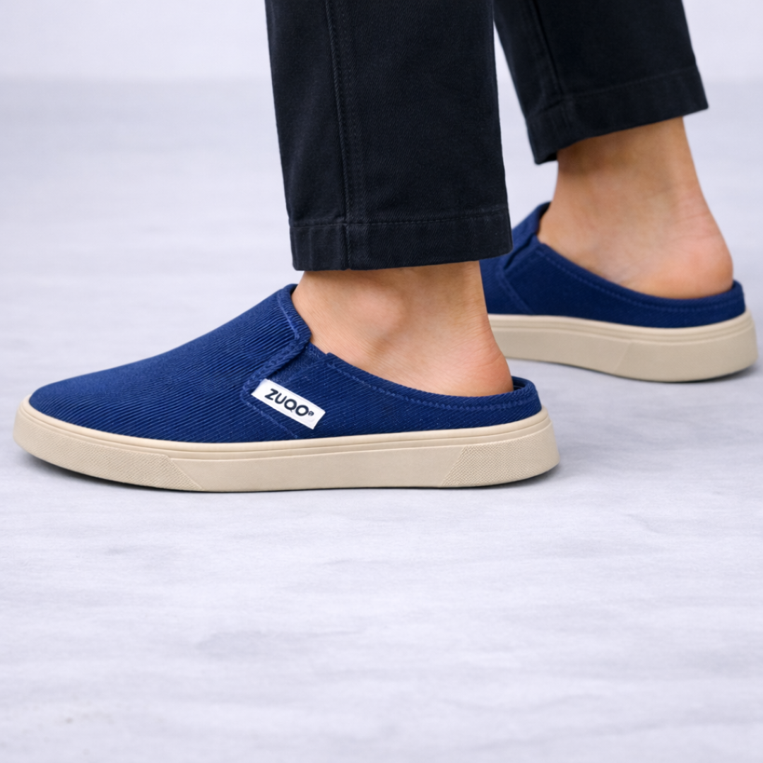Zuqo Men's Half Shoe - Navy Blue