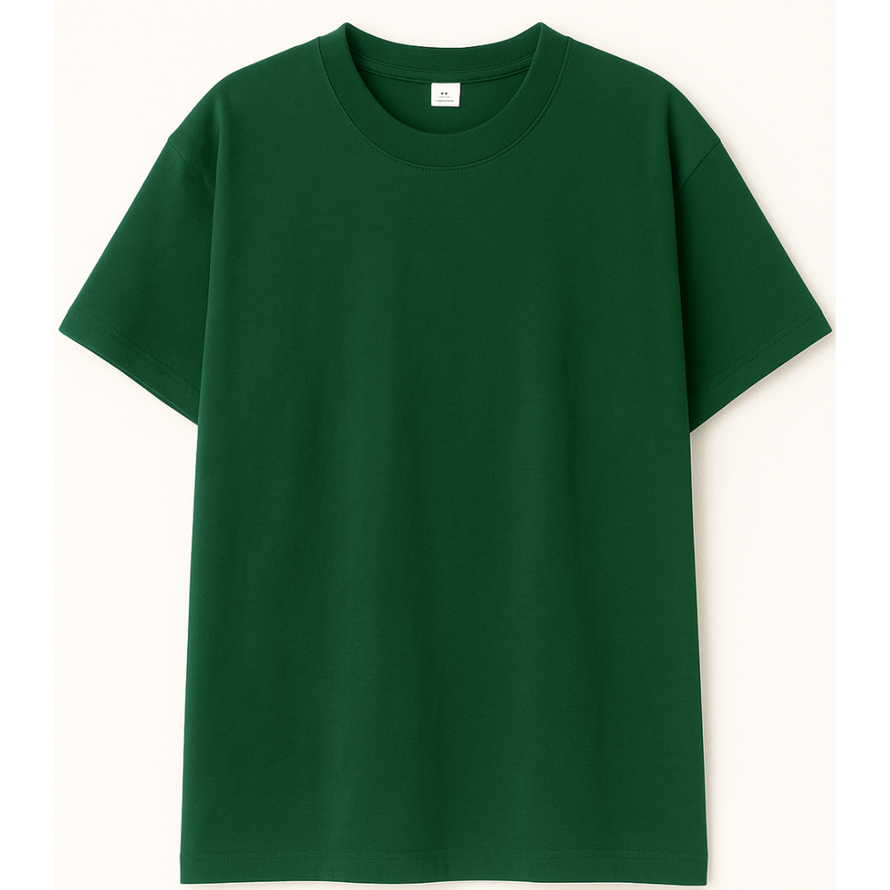 Drop Shoulder T shirt - Forest Green product image 1