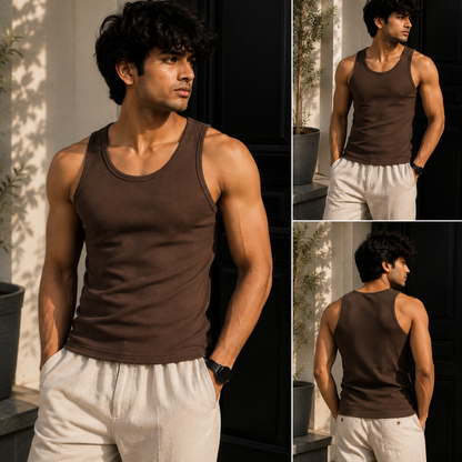 Tank Top 3-Pack | Classic (Black + White + Coffee)